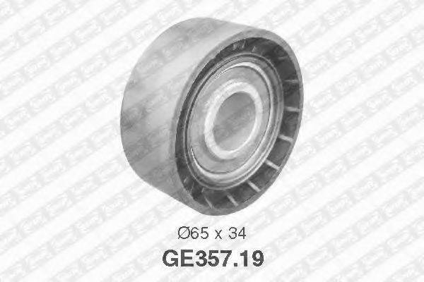 Обводной ролик ремня ГРМ SNR GE357.19