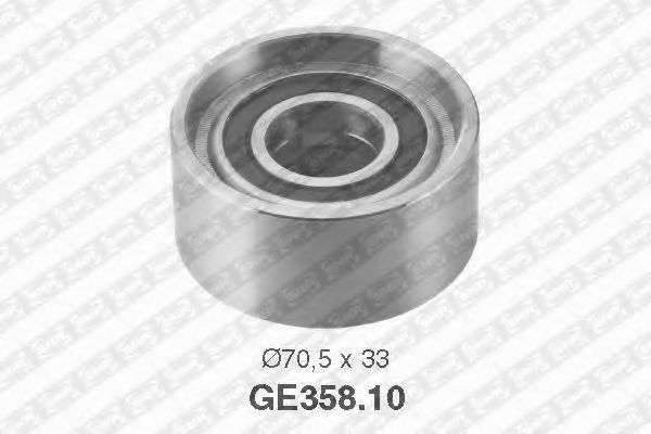 Обводной ролик ремня ГРМ SNR GE358.10
