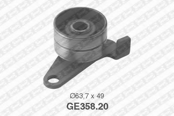 Обводной ролик ремня ГРМ SNR GE358.20