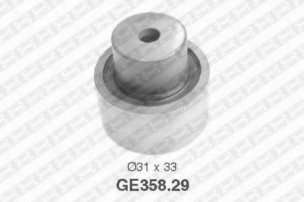 Обводной ролик ремня ГРМ snr GE358.29