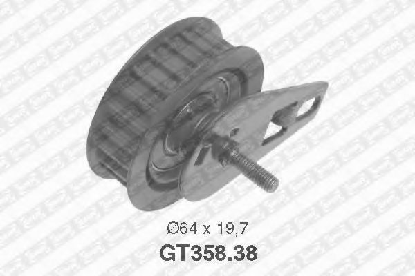 Натяжной ролик ремня ГРМ SNR GT358.38