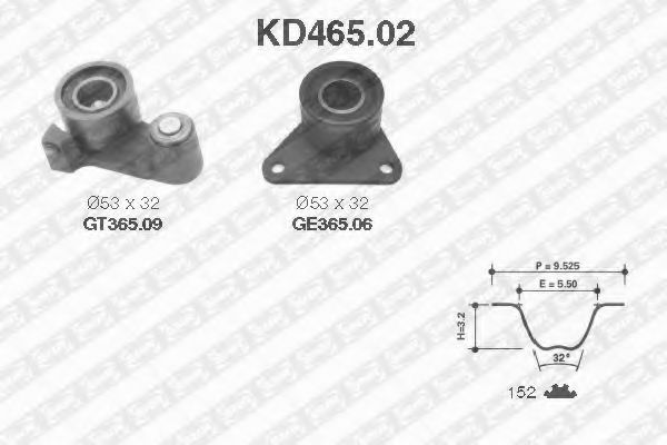 Комплект ГРМ VOLVO 1271808