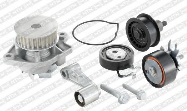 Комплект ГРМ с помпой SNR KDP457.250