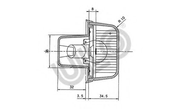 Указатель поворотов ULO 3251-03
