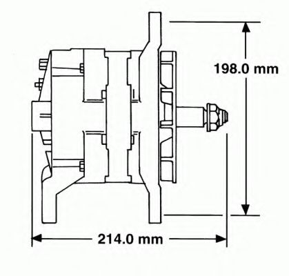 Генератор DELCO REMY 10459026 Генератор DELCO REMY 10459026