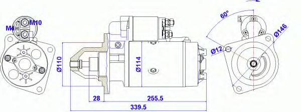Стартер DELCO REMY 19024276 Стартер DELCO REMY 19024276