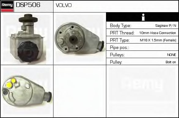 Насос гидроусилителя руля VOLVO 1359116