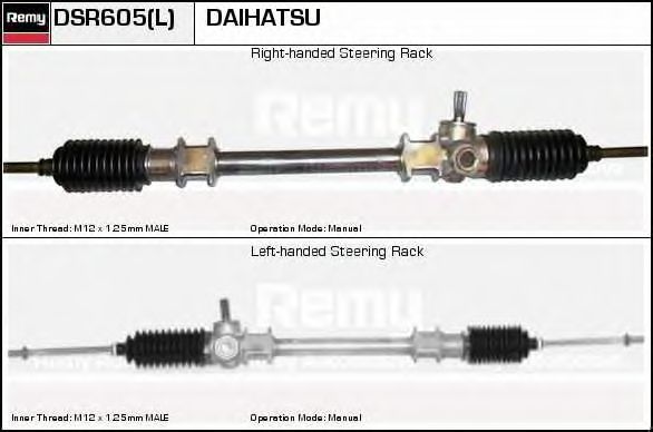 Рулевая рейка delcoremy DSR605