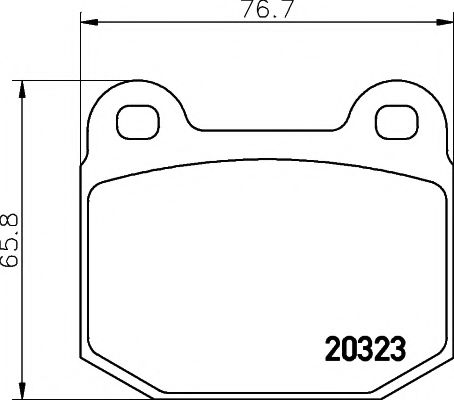 Тормозные колодки PAGID T0465