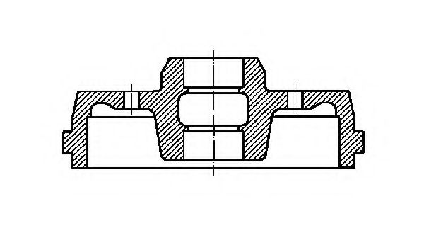 Тормозной барабан METELLI 18-0287