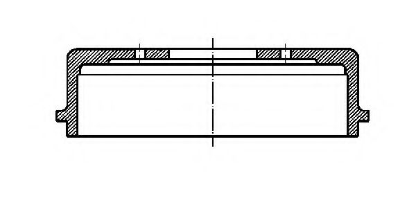 Тормозной барабан METELLI 18-0324