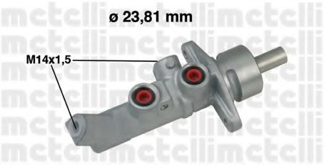 Главный тормозной цилиндр METELLI 05-0648