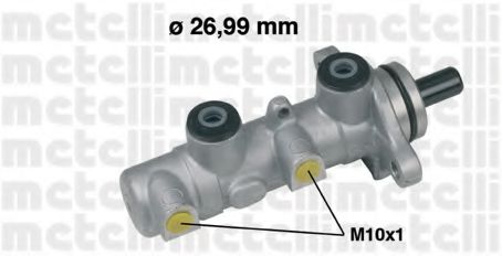 Главный тормозной цилиндр METELLI 05-0588