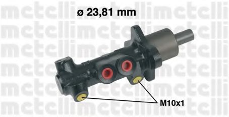 Главный тормозной цилиндр METELLI 05-0599