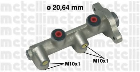 Главный тормозной цилиндр METELLI 05-0118