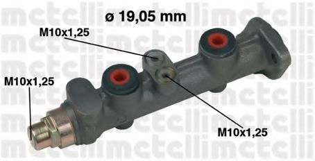 Главный тормозной цилиндр metelli 05-0158