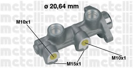 Главный тормозной цилиндр metelli 05-0183