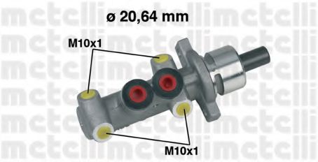 Главный тормозной цилиндр METELLI 05-0245
