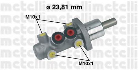 Главный тормозной цилиндр METELLI 05-0247