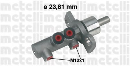 Главный тормозной цилиндр METELLI 05-0260