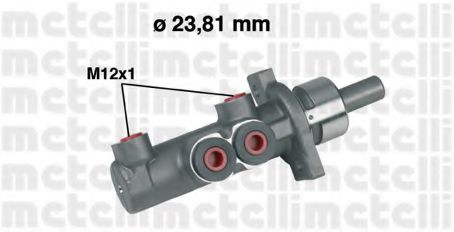 Главный тормозной цилиндр METELLI 05-0280