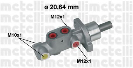 Главный тормозной цилиндр METELLI 05-0296