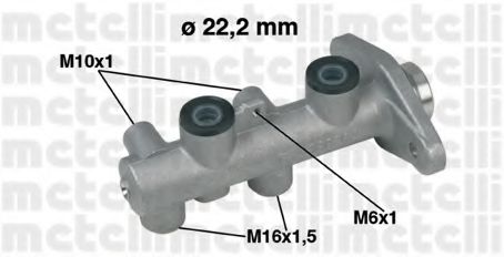 Главный тормозной цилиндр METELLI 05-0345