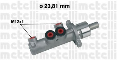Главный тормозной цилиндр METELLI 05-0355