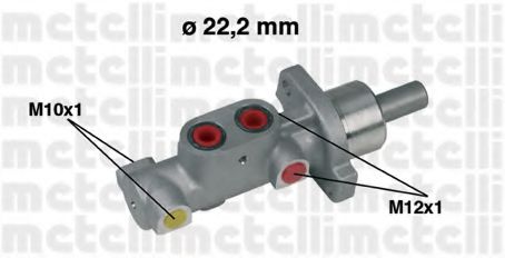 Главный тормозной цилиндр METELLI 05-0359