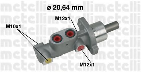 Главный тормозной цилиндр METELLI 05-0363