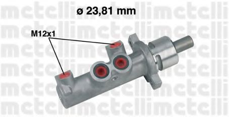Главный тормозной цилиндр METELLI 05-0366