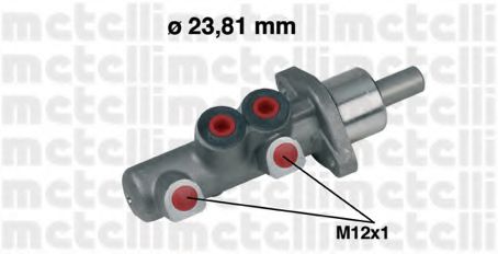 Главный тормозной цилиндр METELLI 05-0367
