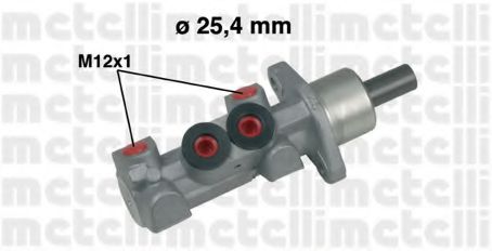Главный тормозной цилиндр METELLI 05-0451