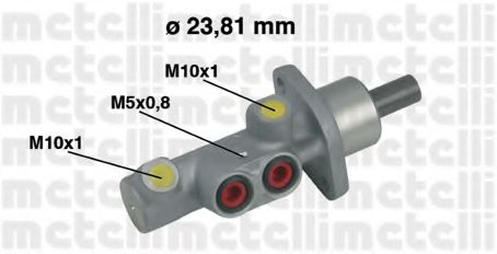 Главный тормозной цилиндр METELLI 05-0452