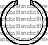 Тормозные колодки барабанные METELLI 53-0483
