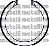 Тормозные колодки барабанные METELLI 53-0491
