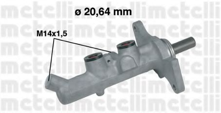 Главный тормозной цилиндр METELLI 05-0593
