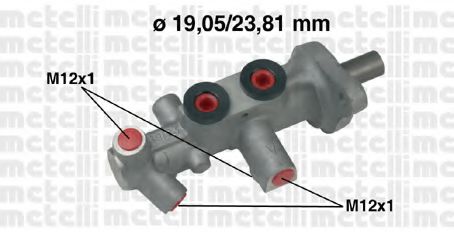 Главный тормозной цилиндр METELLI 05-0626