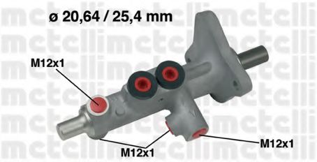Главный тормозной цилиндр METELLI 05-0628