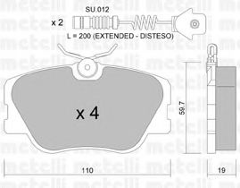 Тормозные колодки METELLI 22-0061-0K