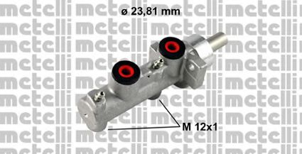 Главный тормозной цилиндр METELLI 05-0600
