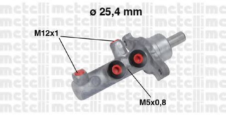 Главный тормозной цилиндр METELLI 05-0569
