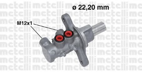 Главный тормозной цилиндр METELLI 05-0674