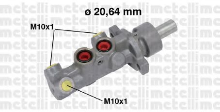 Главный тормозной цилиндр METELLI 05-0708