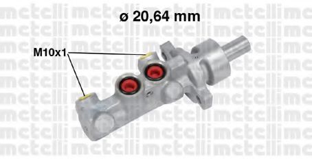 Главный тормозной цилиндр METELLI 05-0709