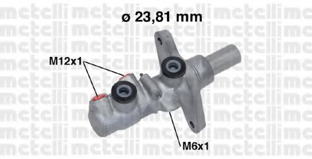Главный тормозной цилиндр METELLI 05-0742