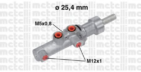 Главный тормозной цилиндр METELLI 05-0752