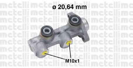 Главный тормозной цилиндр METELLI 05-0760