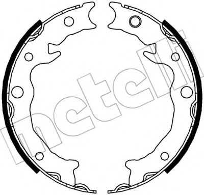 Тормозные колодки барабанные METELLI 53-0538