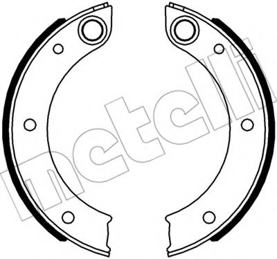 Тормозные колодки барабанные METELLI 53-0620
